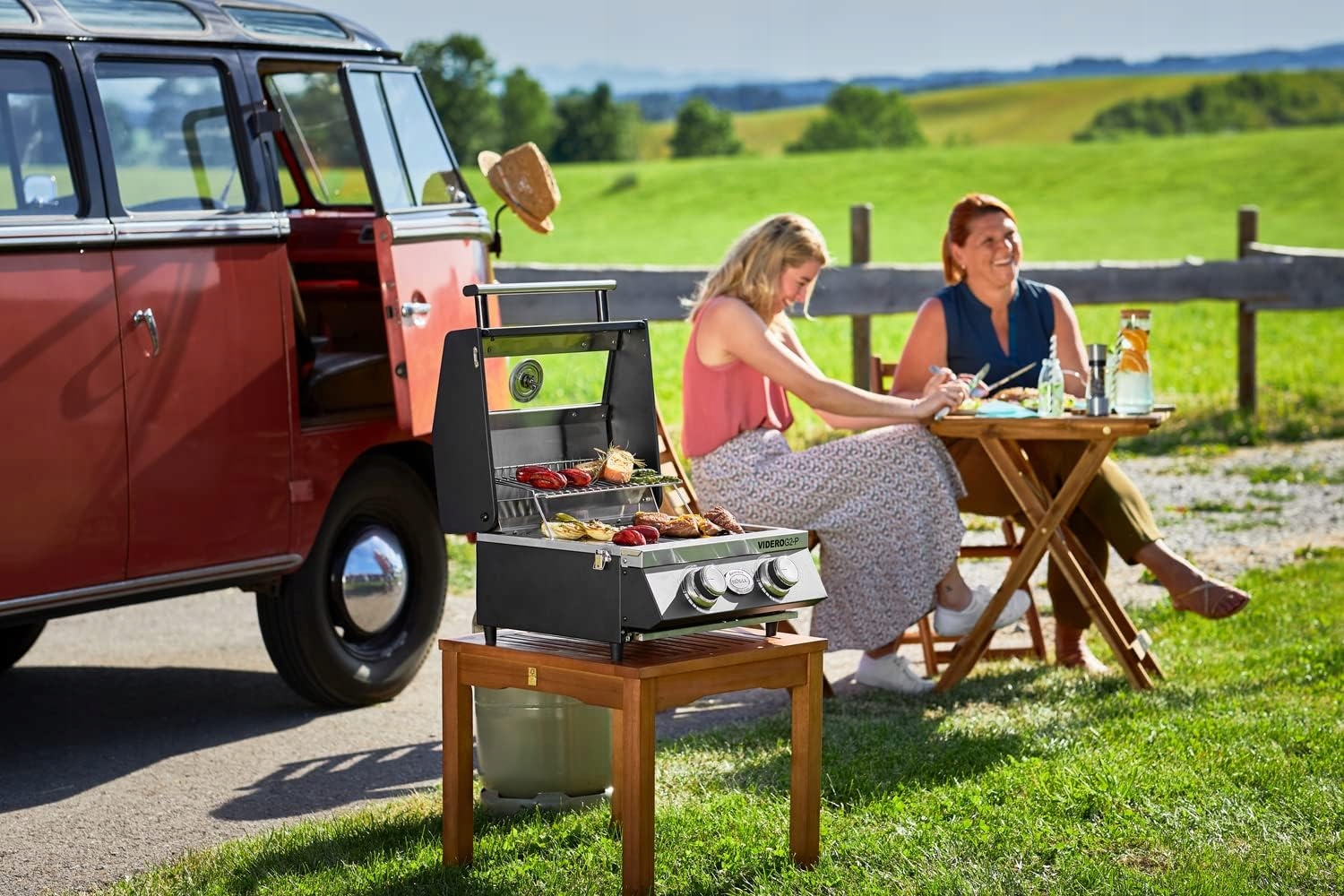 Płyta grillowa żeliwo ROSLE prostokątny Materiał żeliwo