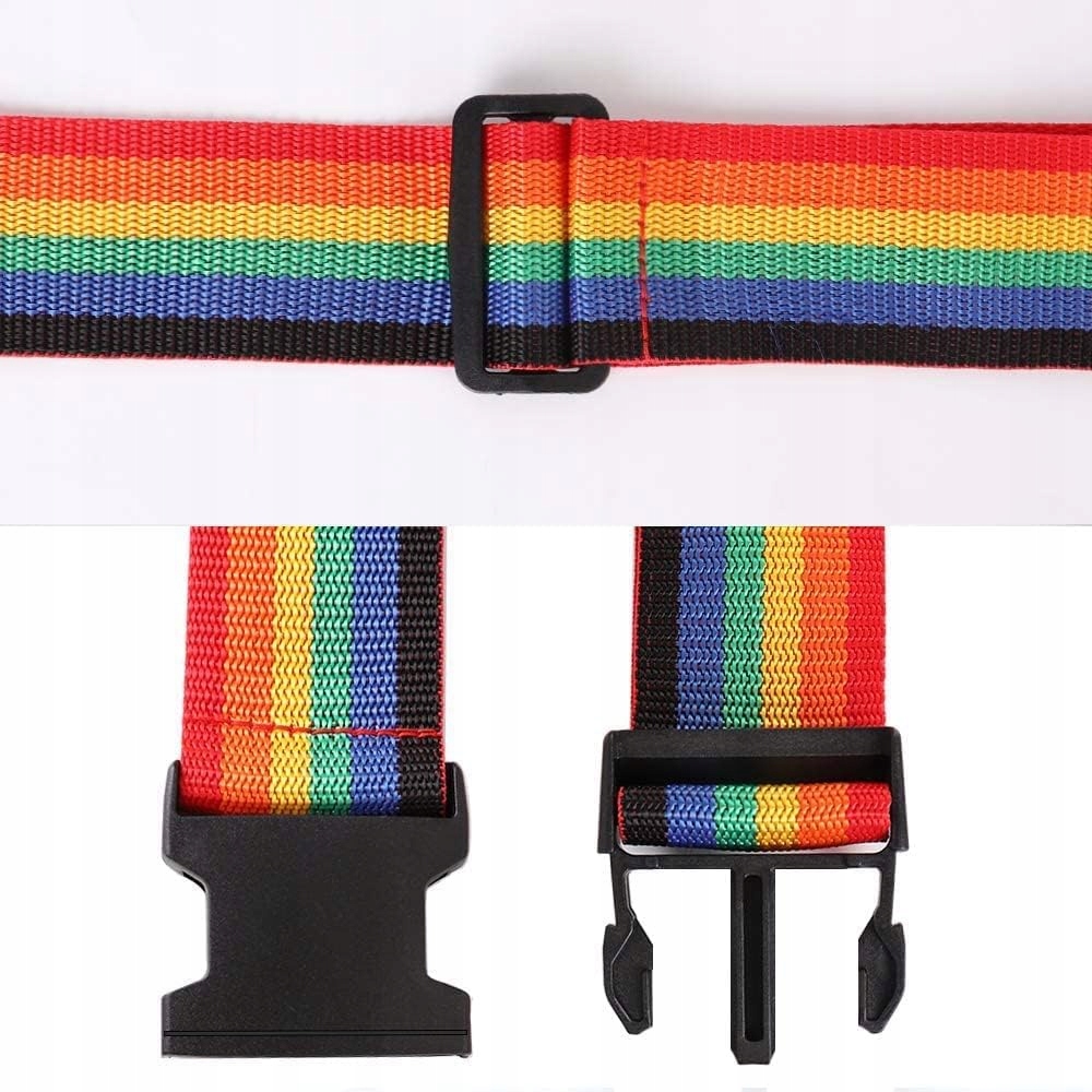 PAS ZABEZPIECZAJĄCY do WALIZKI BAGAŻU 6szt kolory Marka inna