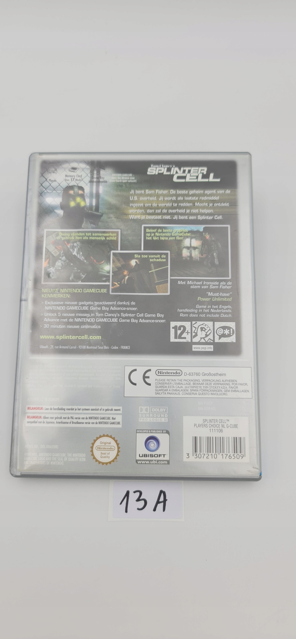 NINTENDO GAMECUBE TOM CLANCY'S SPLINTER CELL Tematyka gry akcji