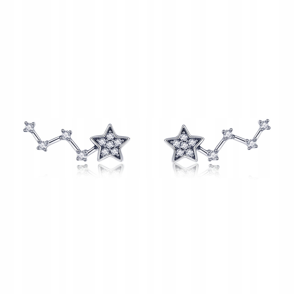 

Kolczyki Gwiazdki cyrkonie prezent Srebro S925