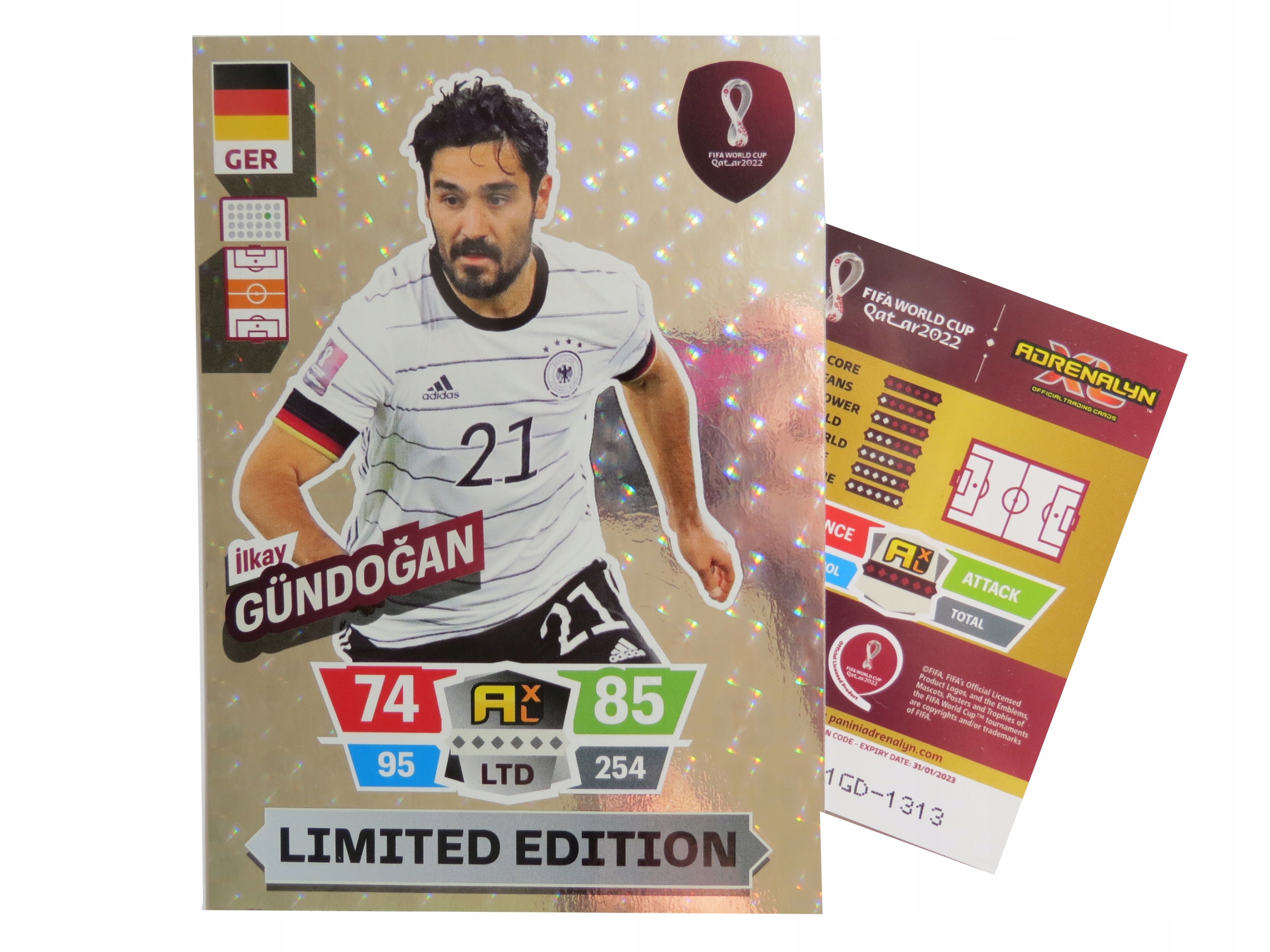 Panini Qatar 2022 Duża Karta Limited XXL Gundogan