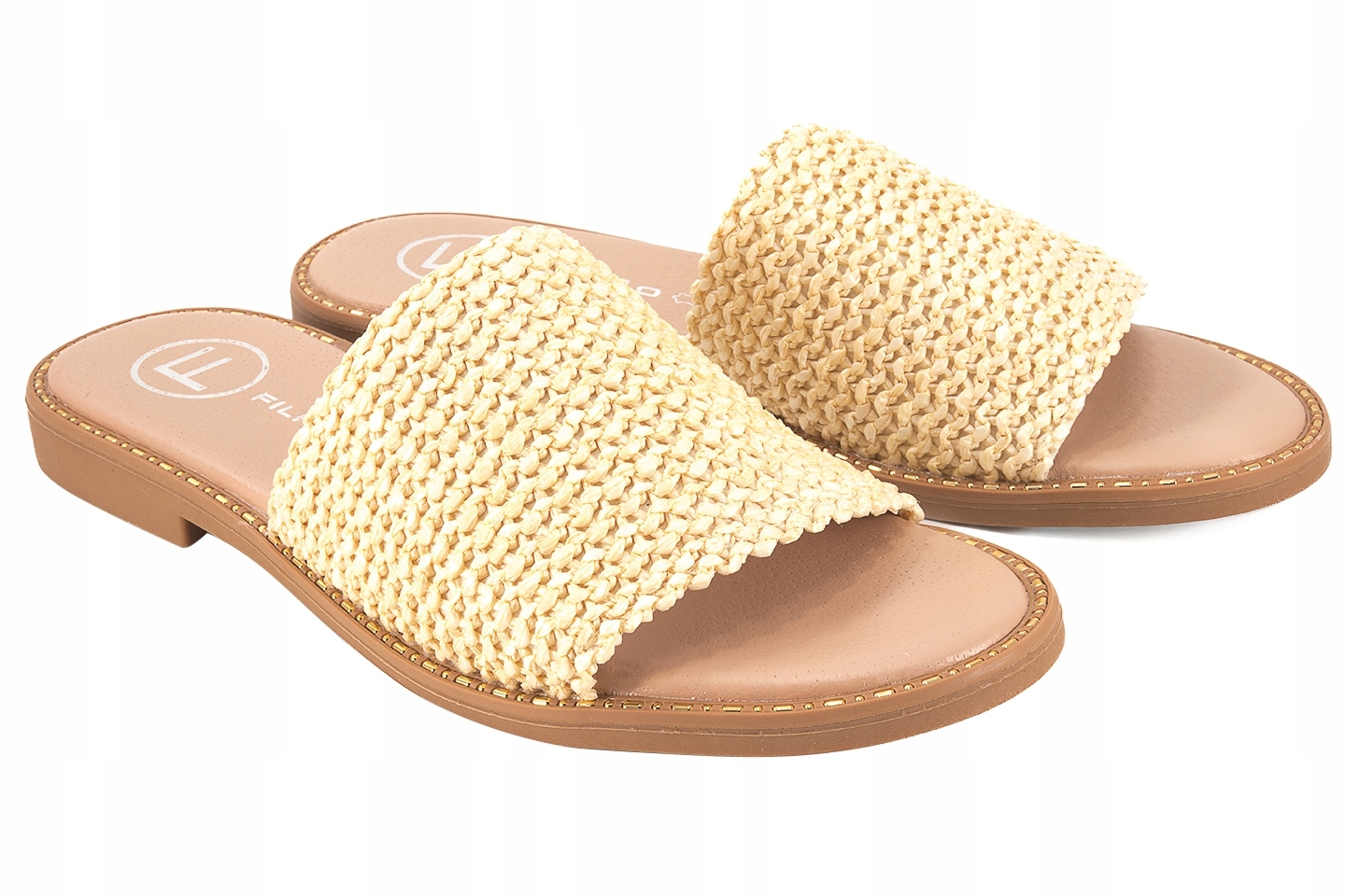 Filippo DK4492 Nazouváky Dámské Ploché béžové 40 Béžová