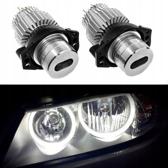 

Led Markery Ringi do Bmw E90 E91 Mocne 12W Cree