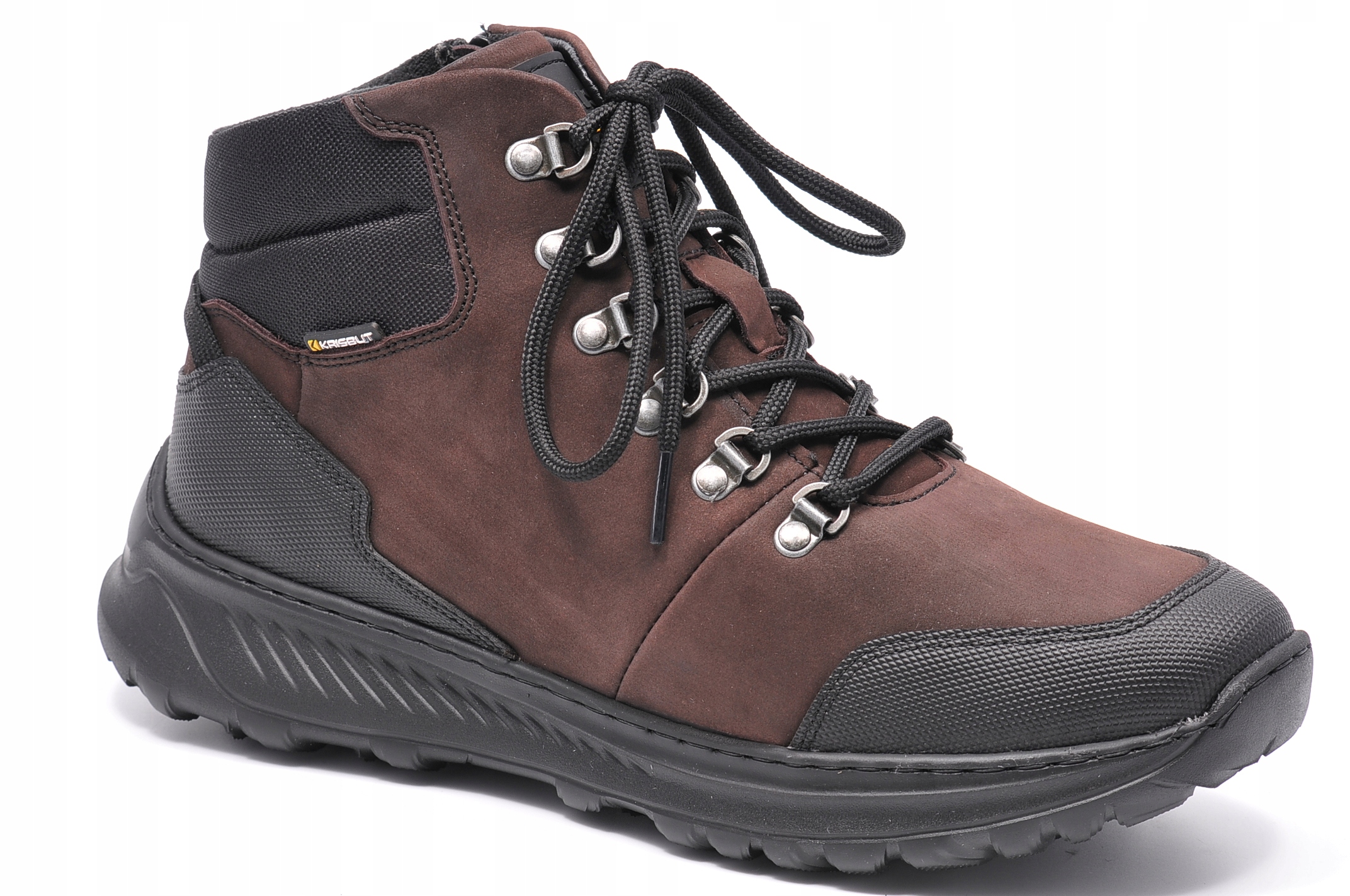 Boty Krisbut 6863 Hnědá Černá, velikost 43