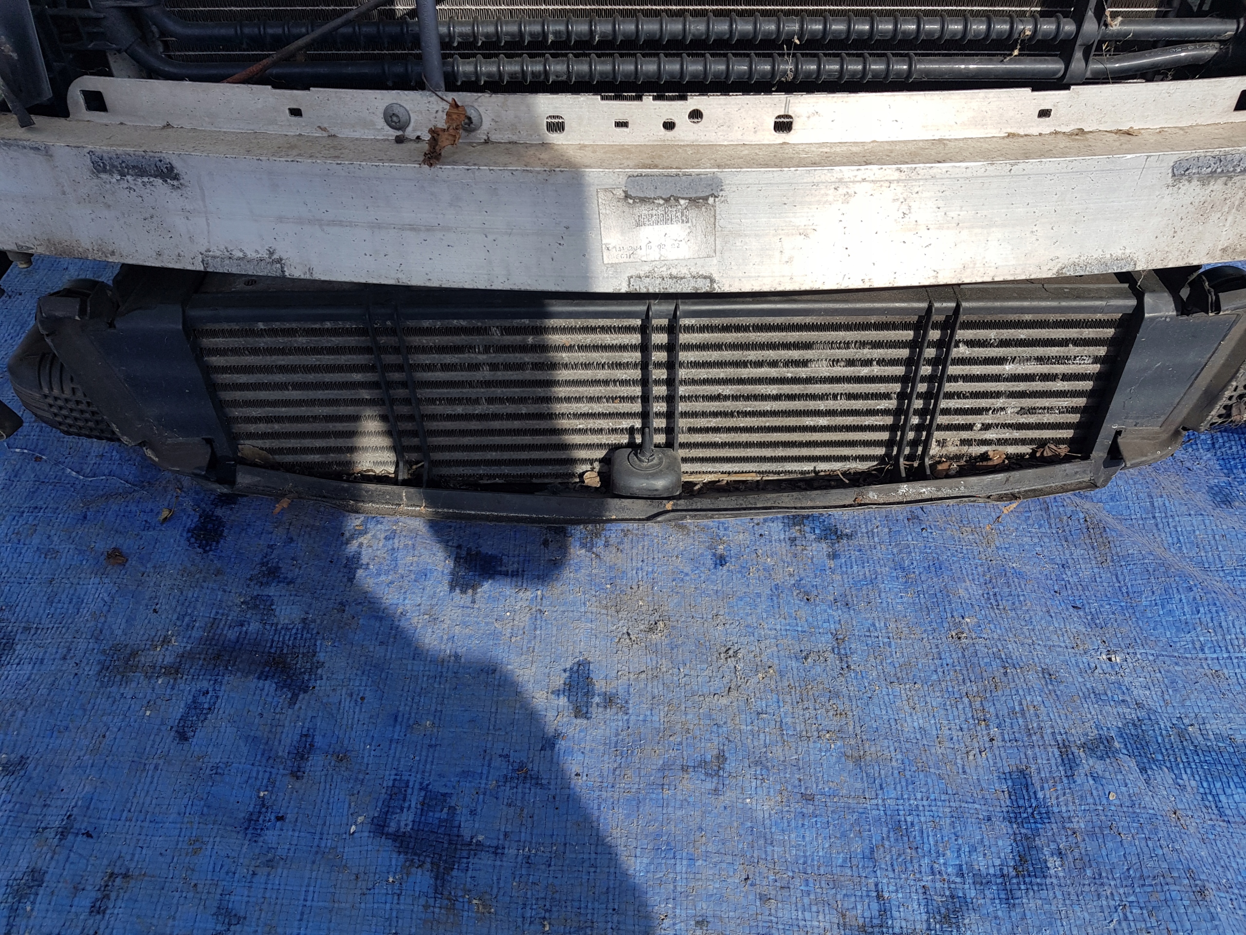 support panel for radiators radiator MERCEDES W204 2.2 CDI 651 AUTOMAT