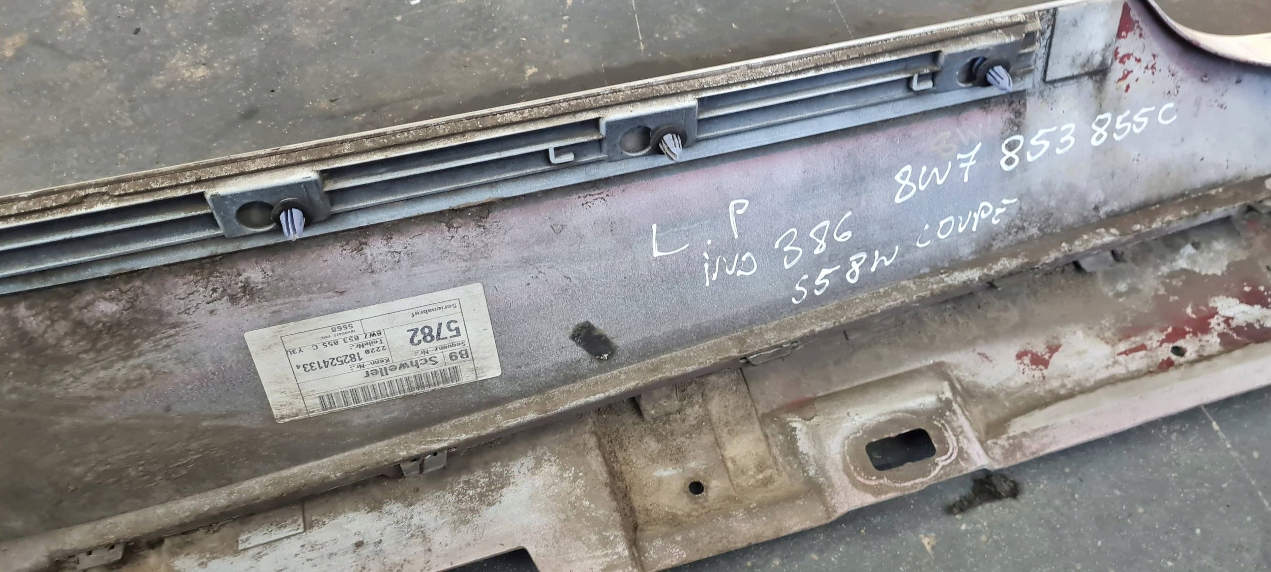 S5 8W A5 COUPE moulding cap threshold left 8W7853855C