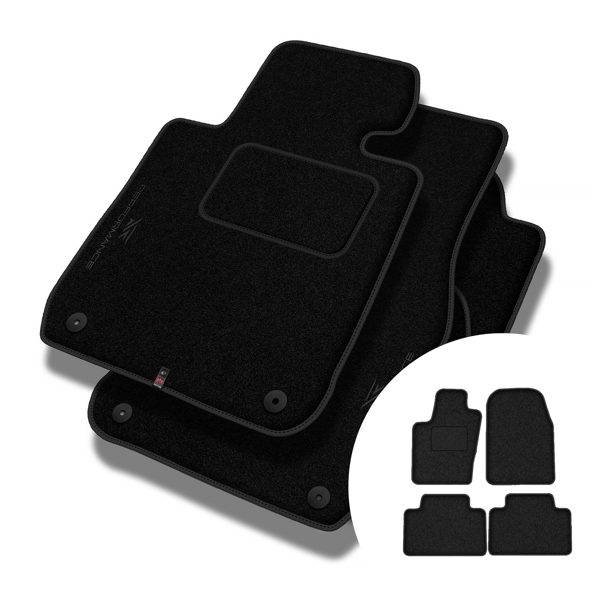 Velurové koberce Performance pro Jeep Grand Cherokee IV (WK2) 2010-2021