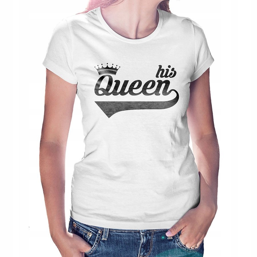 

Koszulka walentynkowa dla niej - Queen, biała L