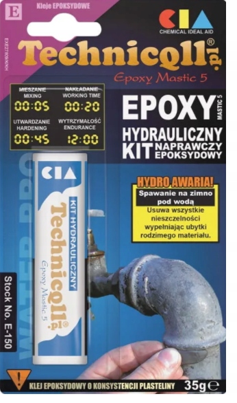 

Kit Hydrauliczny Epoksydowy Technicqll 35g E-150
