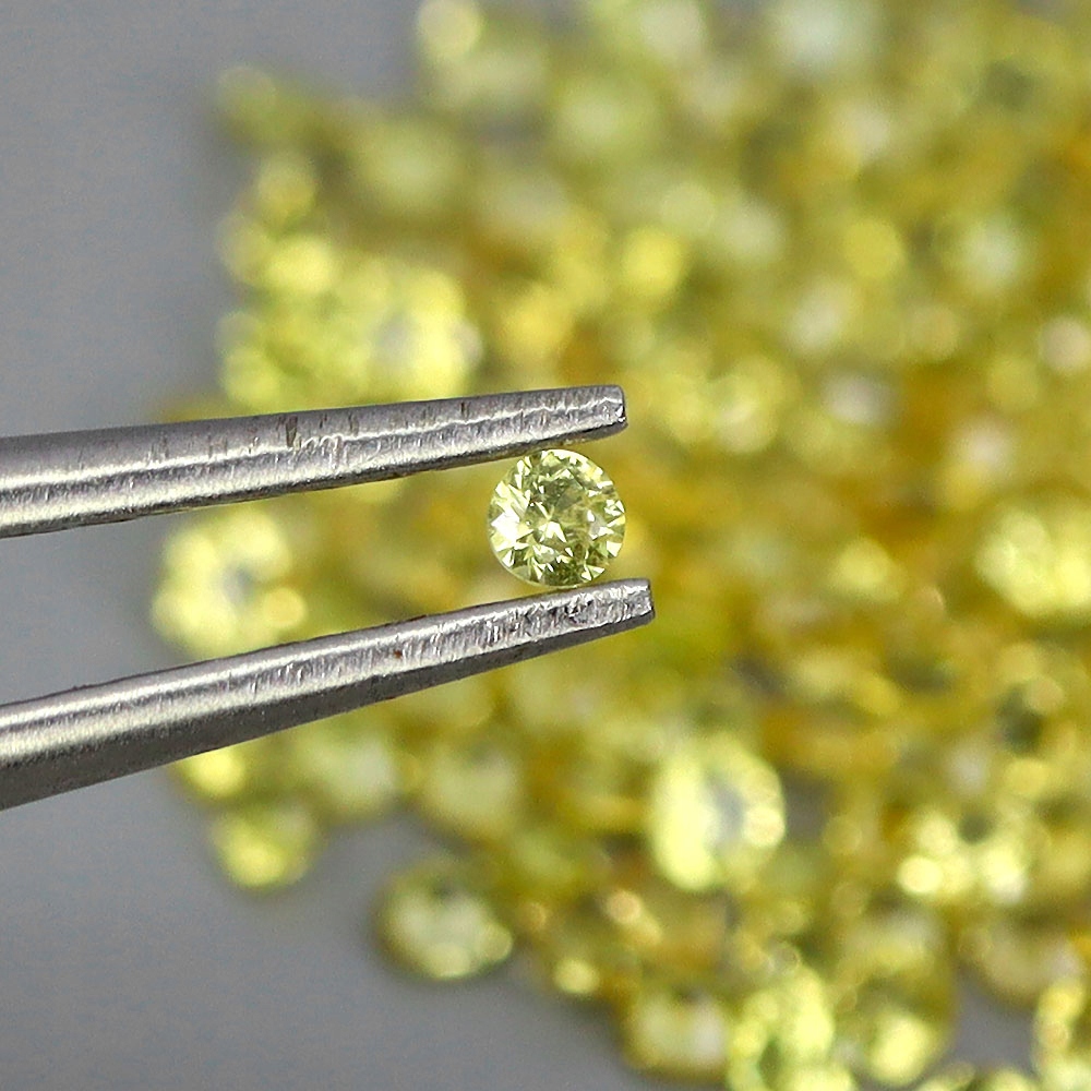 Safíry Songea přírodní kameny 4.03ct 174 kusy If