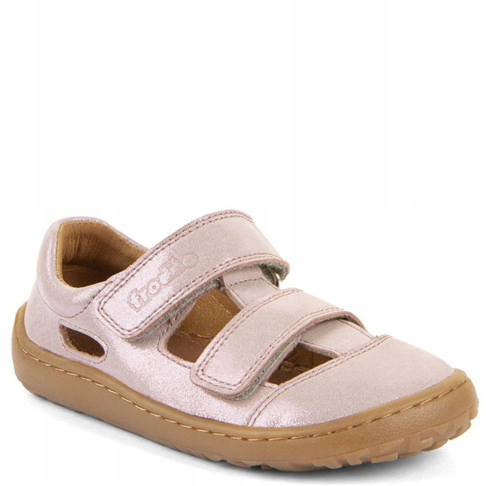 Froddo G3150291-10 dziewczęce sandały barefoot na rzepy, skóra 30