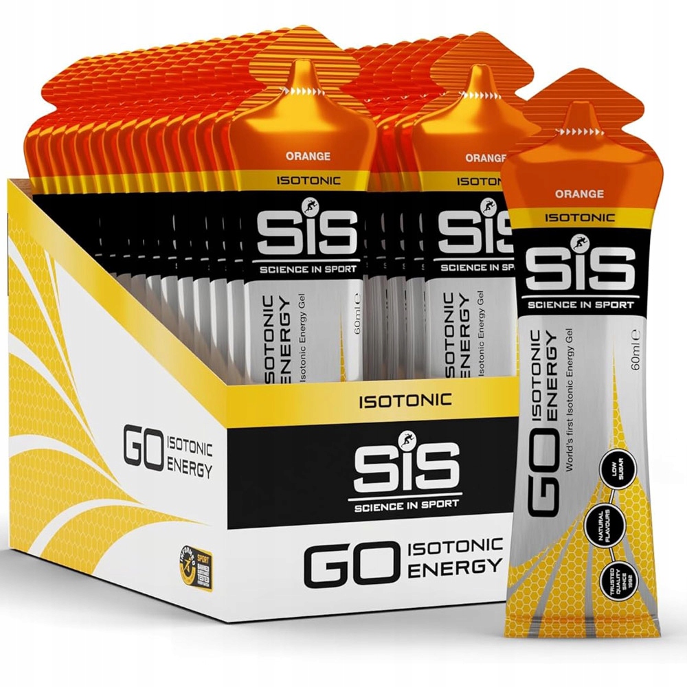 Sis Go Izotonický Energetický Gel 20 x 60 ML Účinný Energetický Gel Bez Nápojů