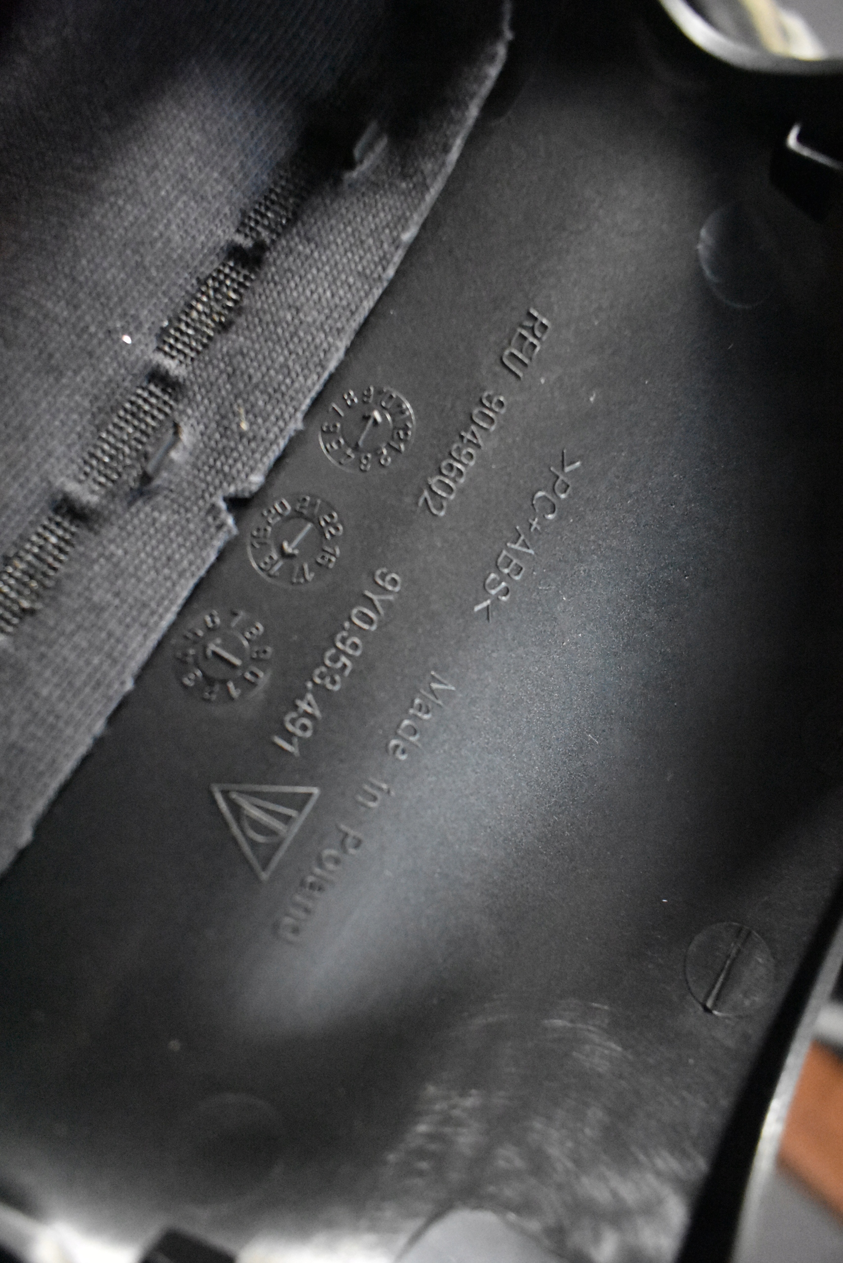Blende Abdeckung der Lenksäule des Lenkrads Leder PORSCHE CAYENNE 9Y 1