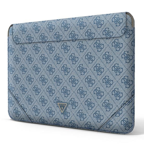Guess 4G Uptown Triangle Logo Sleeve Puzdro na notebook 16" (modré)