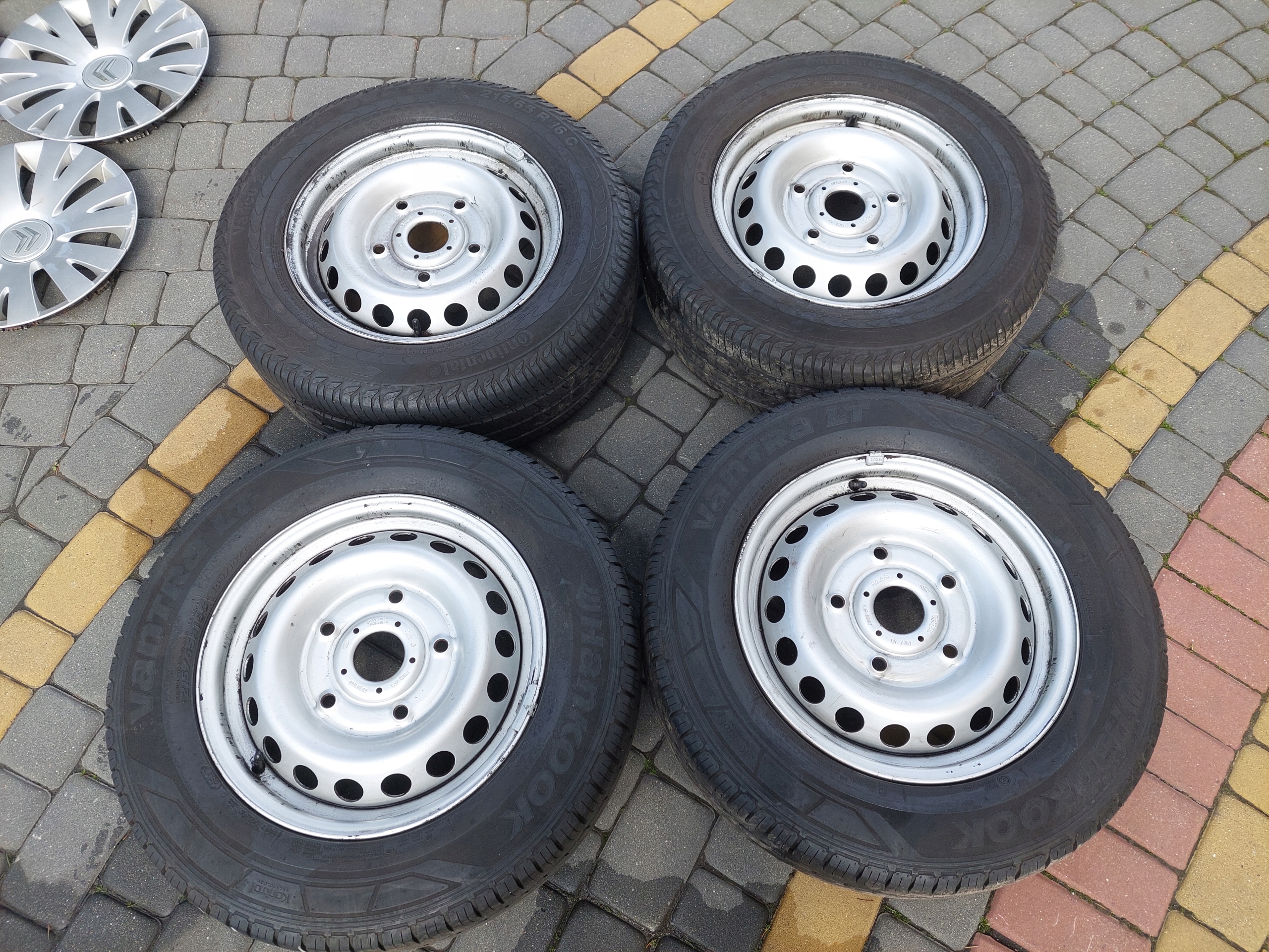 ДИСКИ З ШИНИ 16 FORD TRANSIT CUSTOMx160 ЛІТО