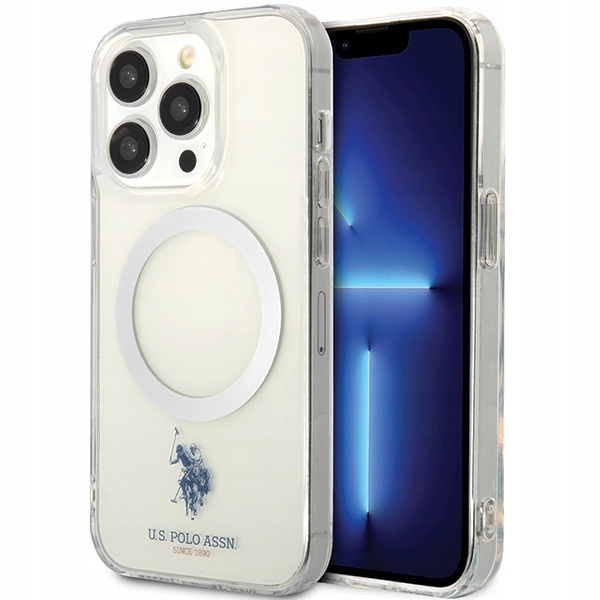 Pouzdro pro iPhone 15 Pro Us Polo MagSafe Průhledné