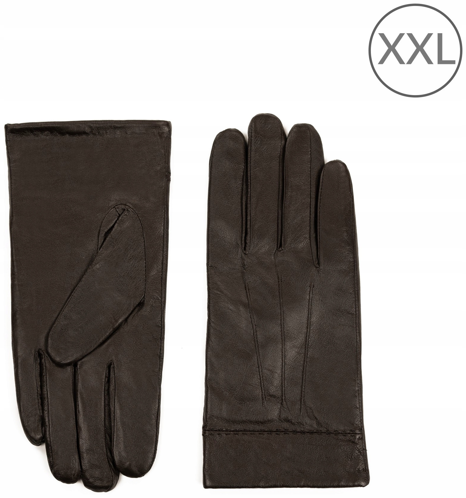 Pánské kožené rukavice Jasper – elegantní, zateplené, tmavě hnědé