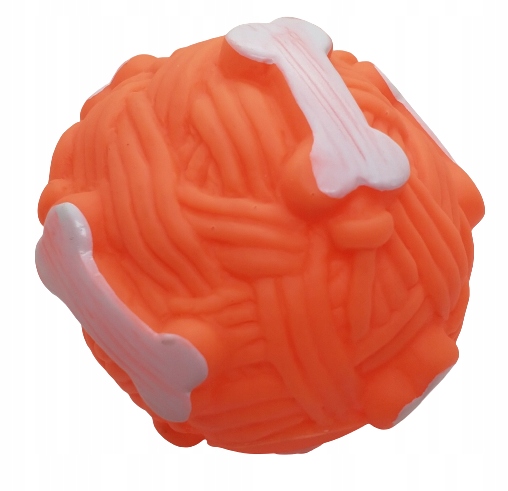

gumowa piłka z piszczałką - wielkość 7 cm