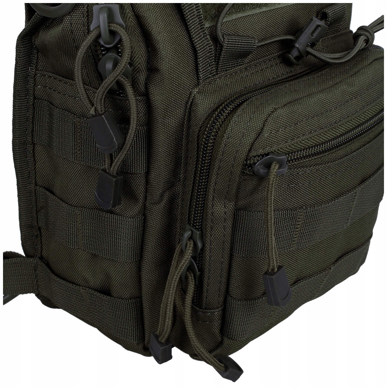 PLECAK WOJSKOWY TORBA NA RAMIĘ ŁADOWNICA MFH OLIVE Wysokość 29 cm