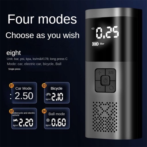 MINI KOMPRESOR BASEUS SPRĘŻARKA POMPKA DO OPON SAMOCHODOWA ROWEROWA Marka bez marki