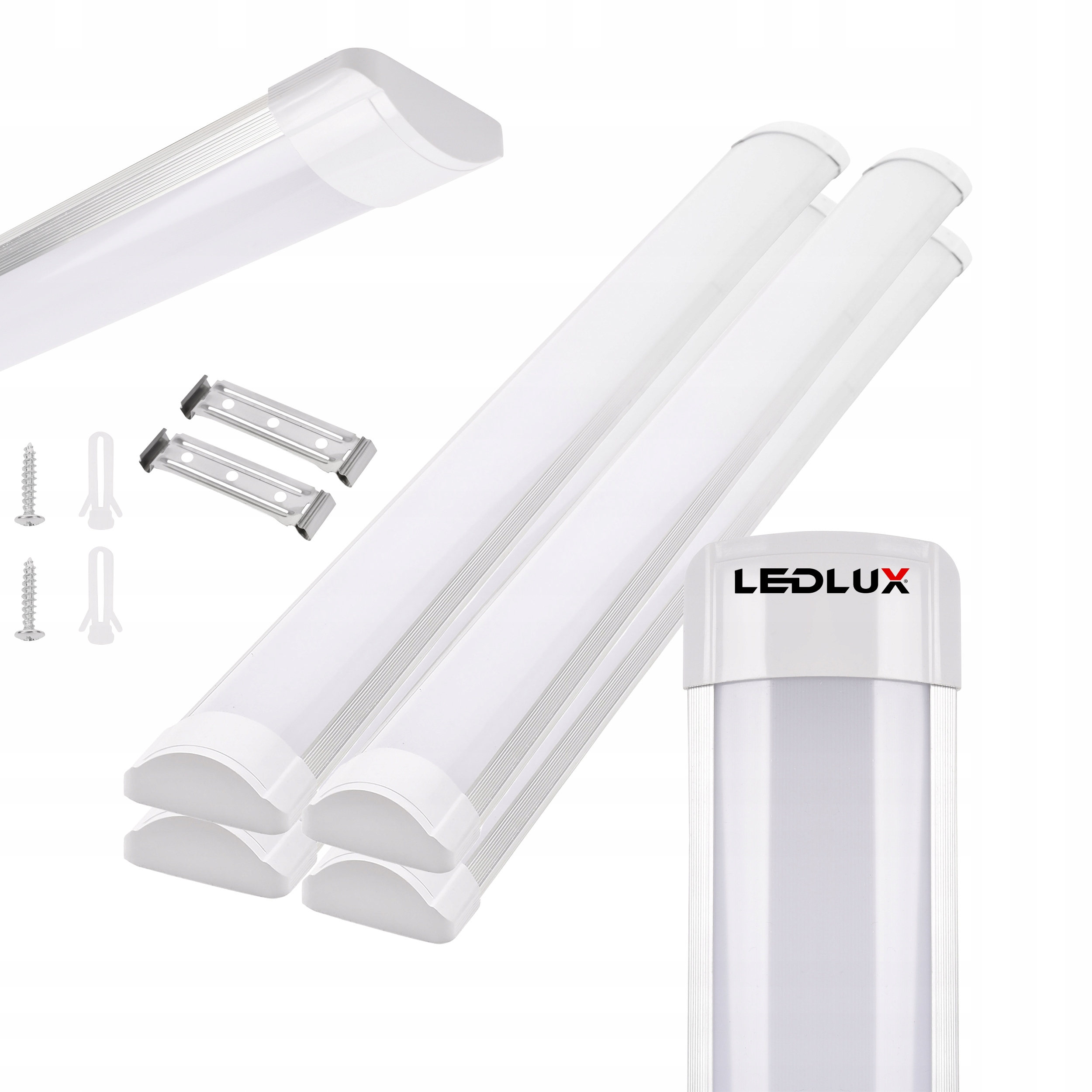 

4x Lampa Panel Led 120cm do Garażu Warsztatu 36W