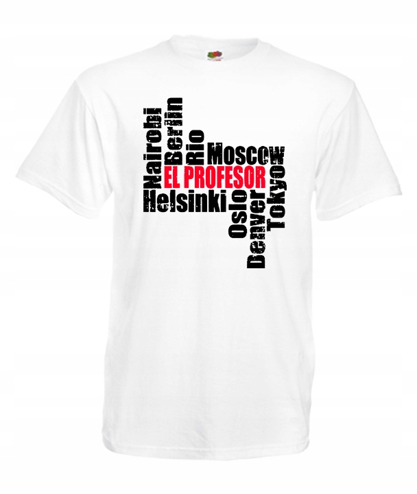 

M Koszulka Dom Z Papieru La Casa De Papel Serial