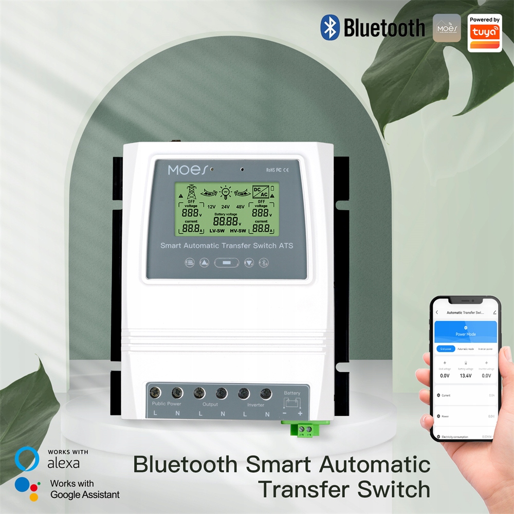 Podwójny przełącznik zasilania ATS Słoneczny tuya Kod producenta 46392586981784