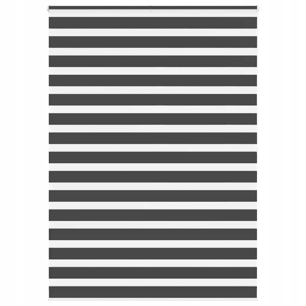vidaXL Zebra roleta černá 155x200 cm šířka látky 150,9 cm polyester