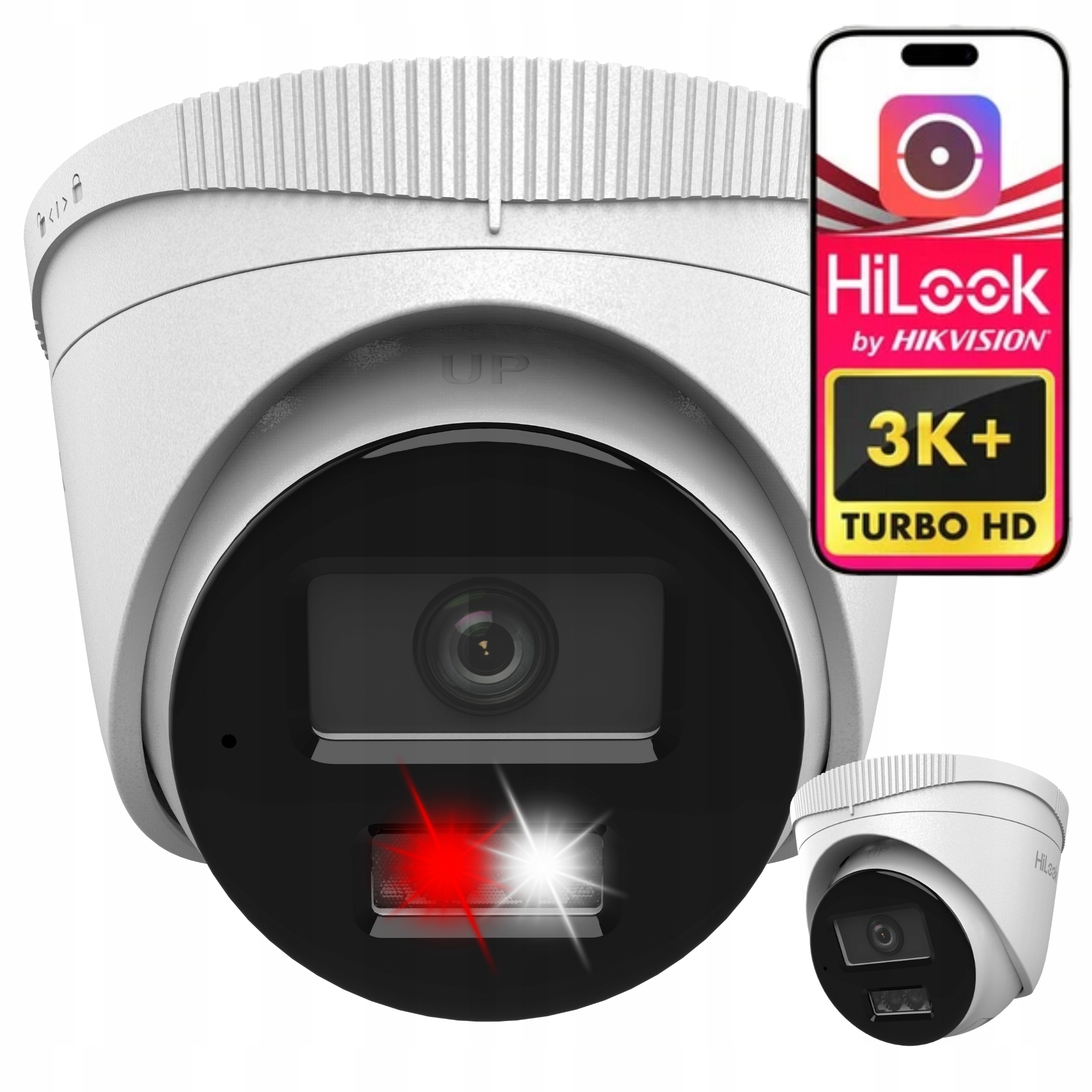 Kamera Ip 6MPx IPCAM-T6-30DL Hybrid Light Poe Hilook By Hikvision