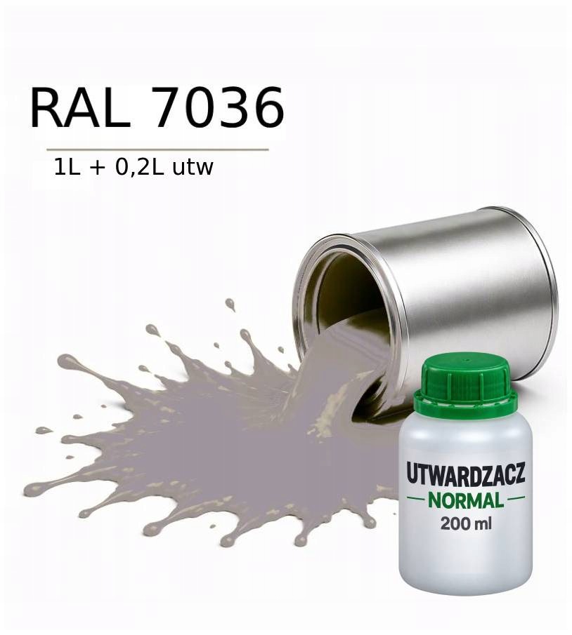 Valspar Ral 7036 Barva Dtm Základní Nátěr Polyuretanová 2K Polomat 1L Utw. 0