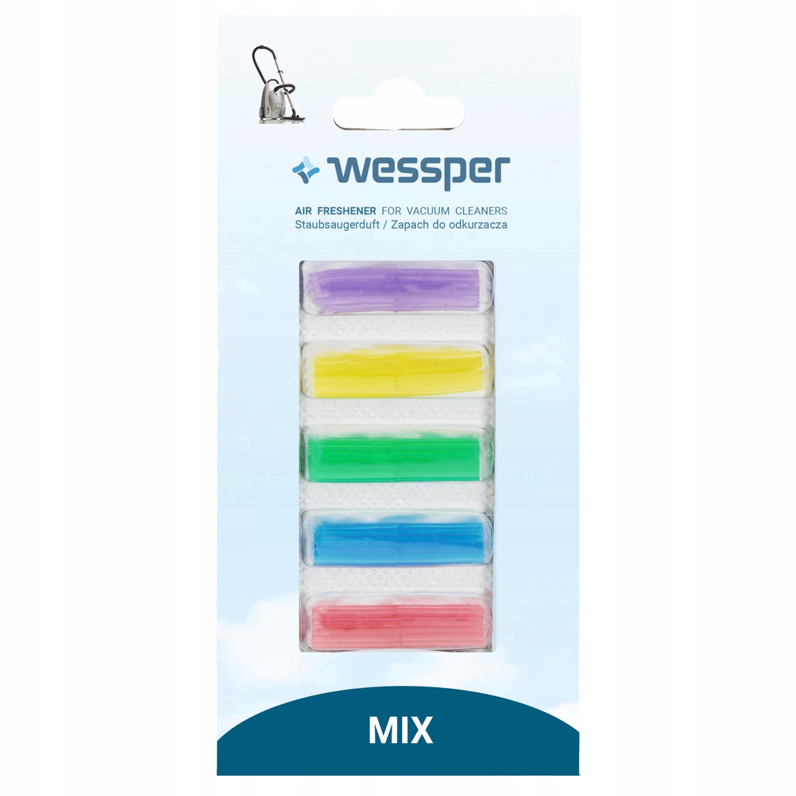 

MIX Zapachowy Pałeczki Zapachy Do Odkurzacza 5 szt