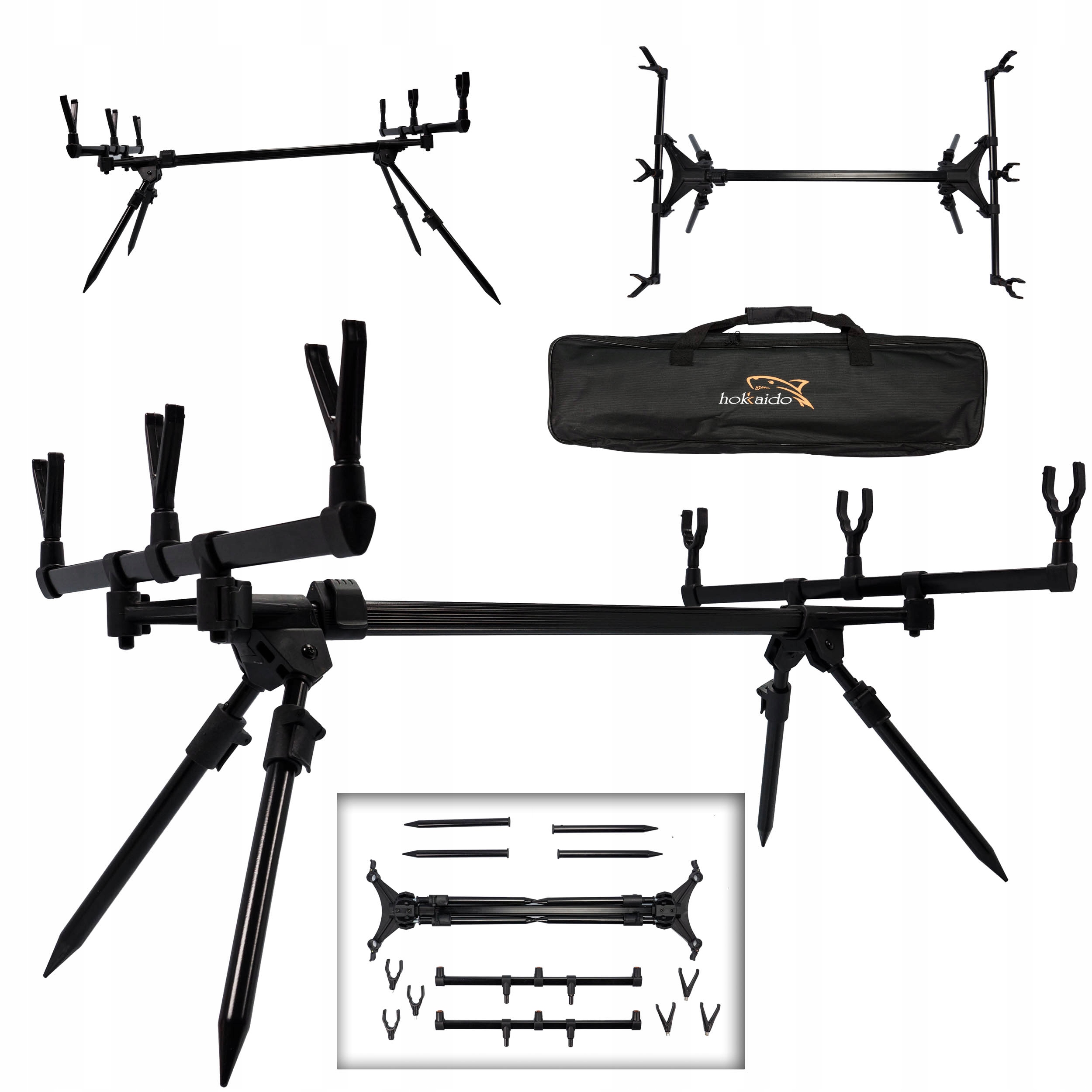 

Hokkaido Stanowisko Rod Pod Na 3 Wędki Stabilny