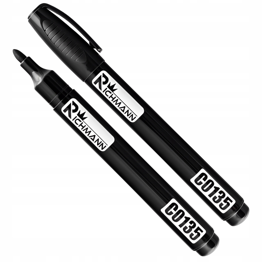 MARKER BUDOWLANY GRUBY, CZARNY 2 MM RICHMANN C0135 Kolor czarny