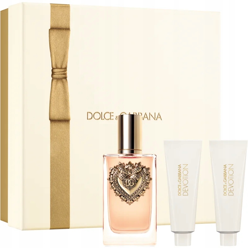 Dolce Gabbana Devotion 100ml Edp Woda Perfumowana+Żel+Balsam Zestaw Damski