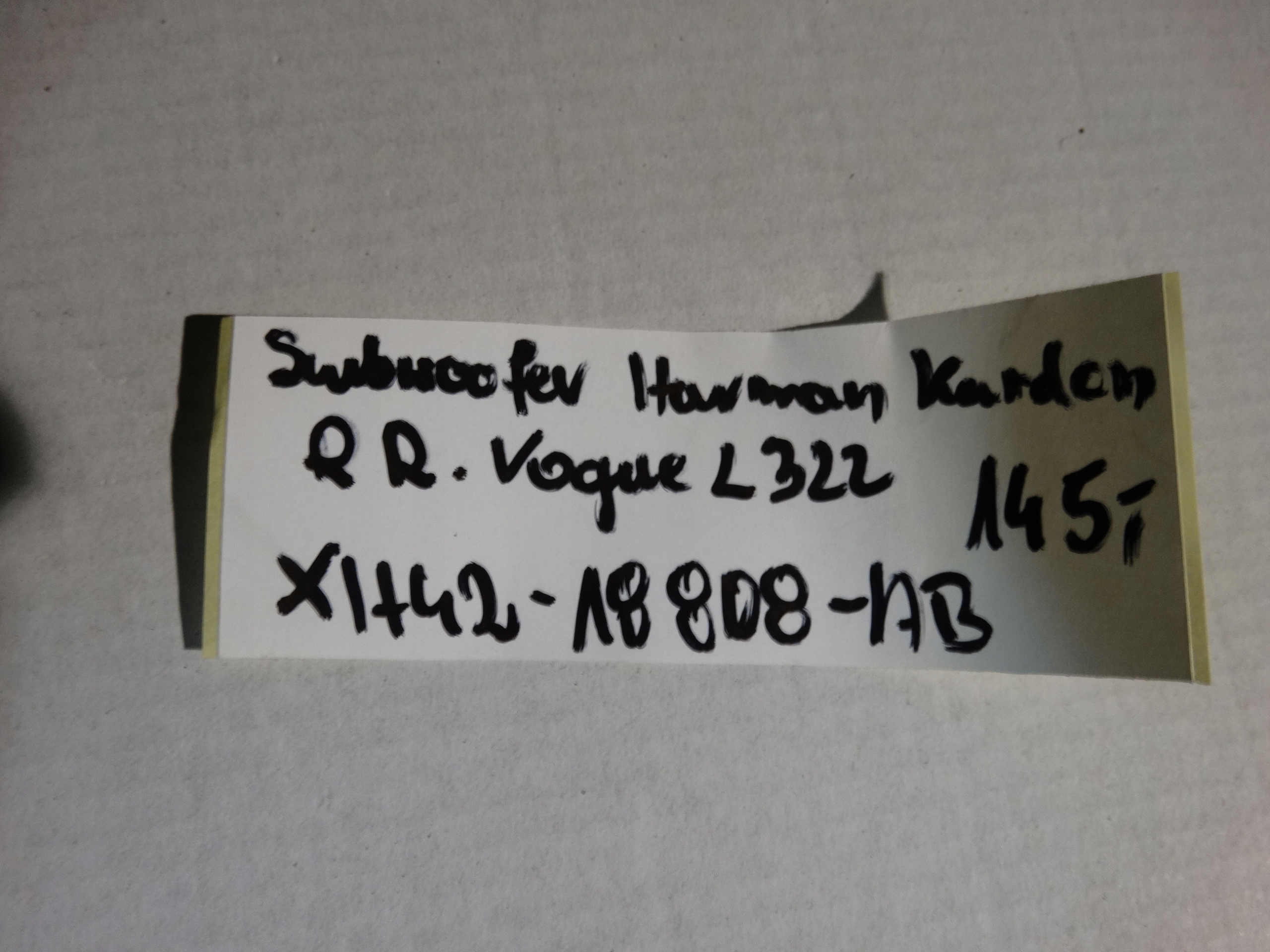 SUBWOOFER HARMAN KARDON RANGE ROVER VOGUE L322 1