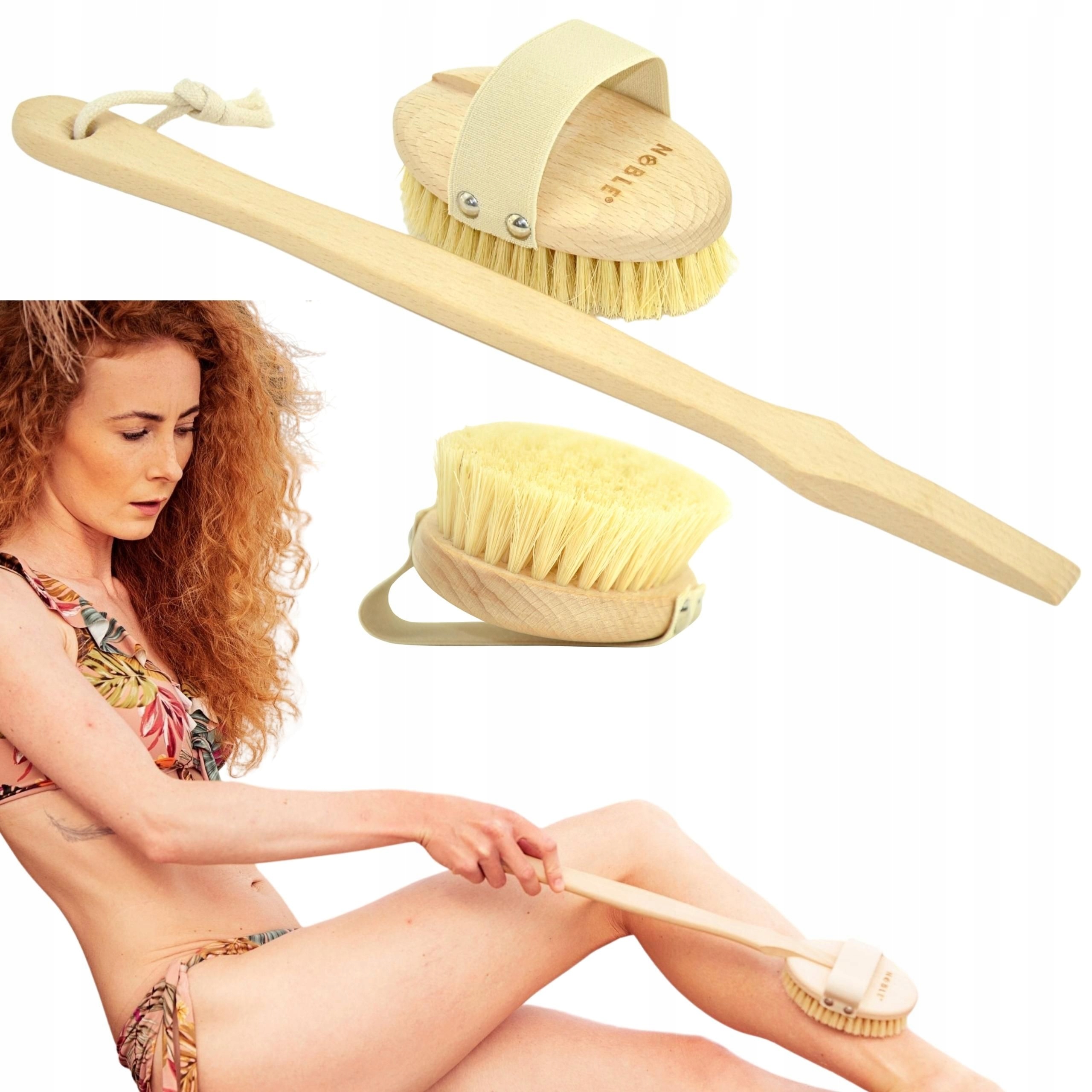 

Szczotka Do Masażu Na Sucho Tampico Z Rączką Noble