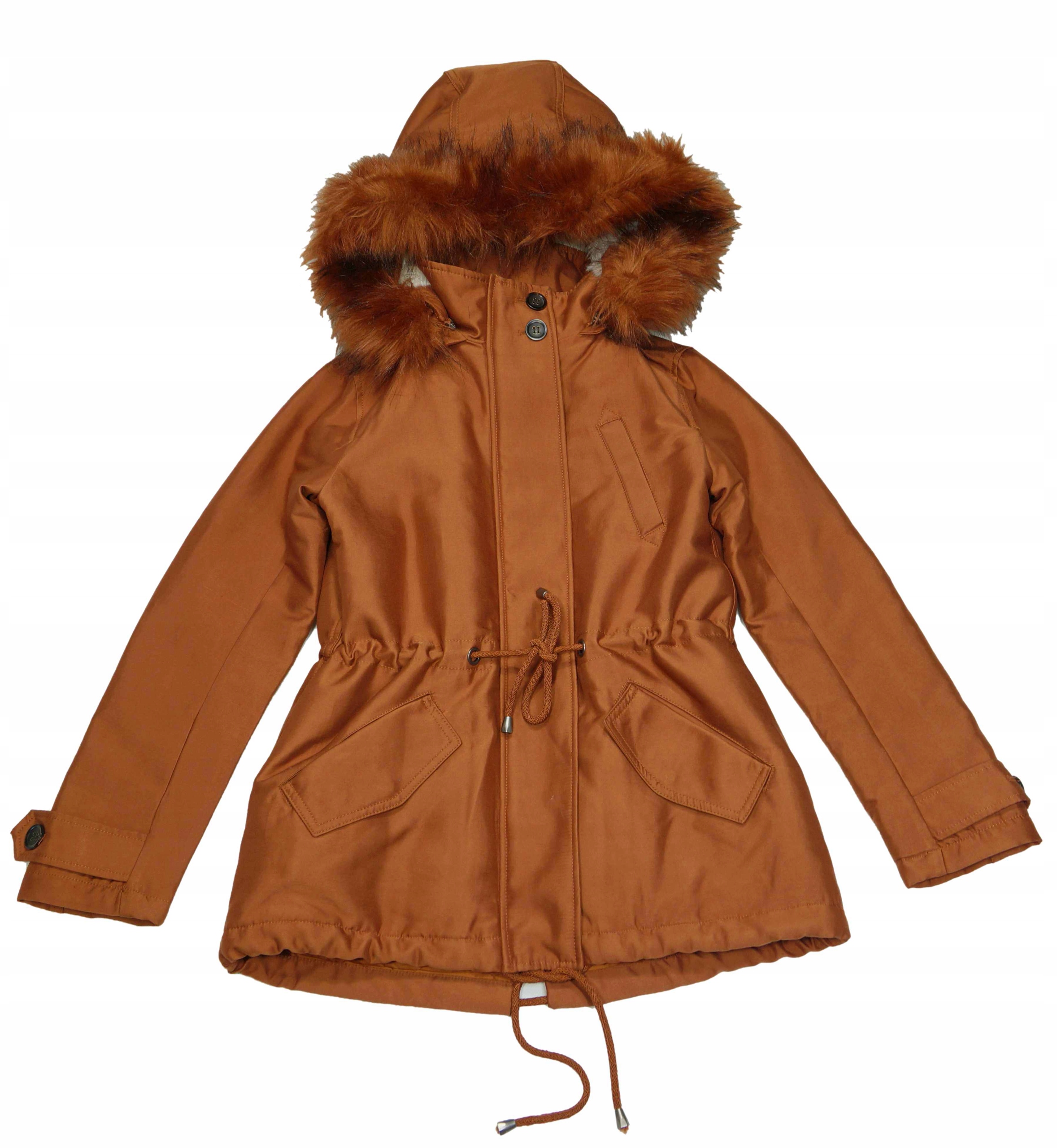 

Benetton parka 2w1 z wpinanym futerkiem 36