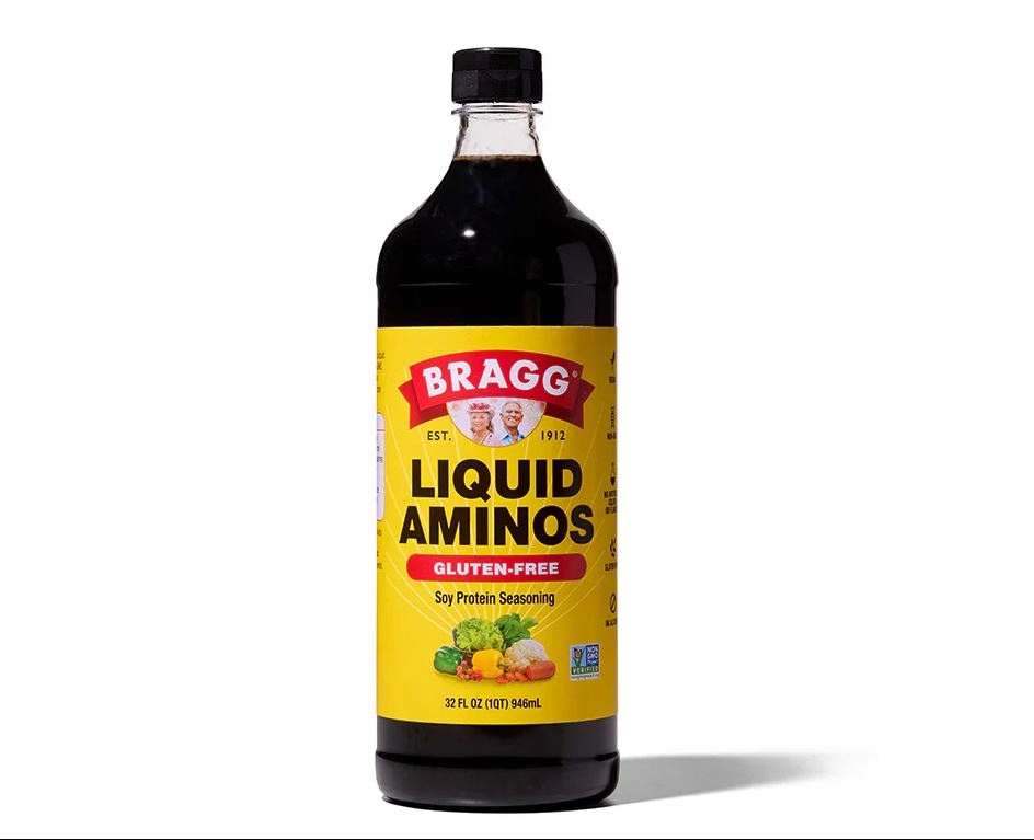 Bragg liquid aminos alternativa k sójové omáčce, velká láhev 0,9L