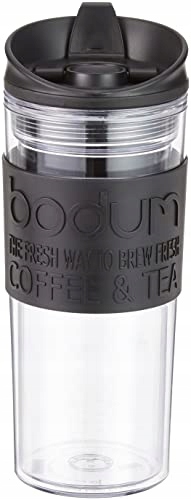 Bodum Termohrnek cestovní plastový s klopou 045 l černý