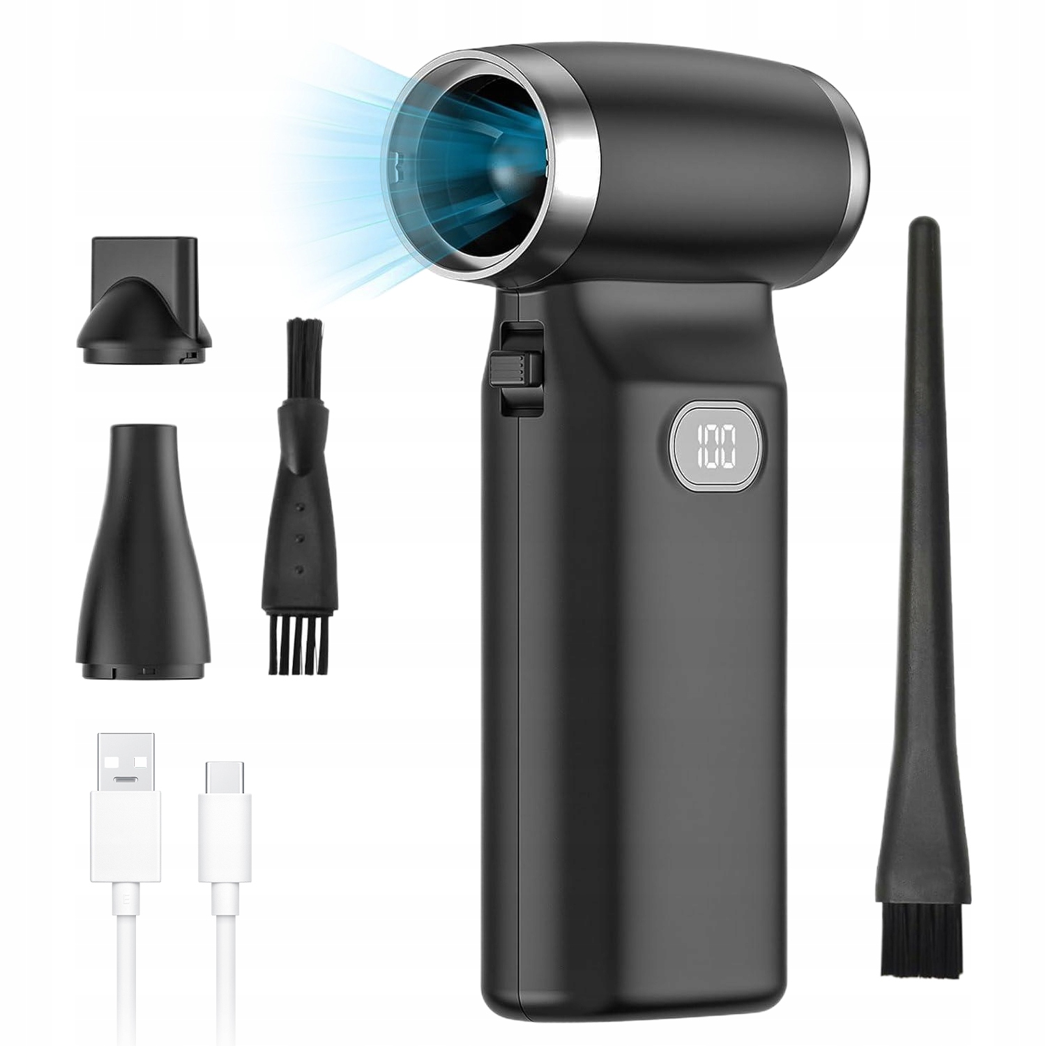 Výkonný Elektrický Foukač Stlačené 6000 Mah 100 W 110000 Ot/min 2 Náustky