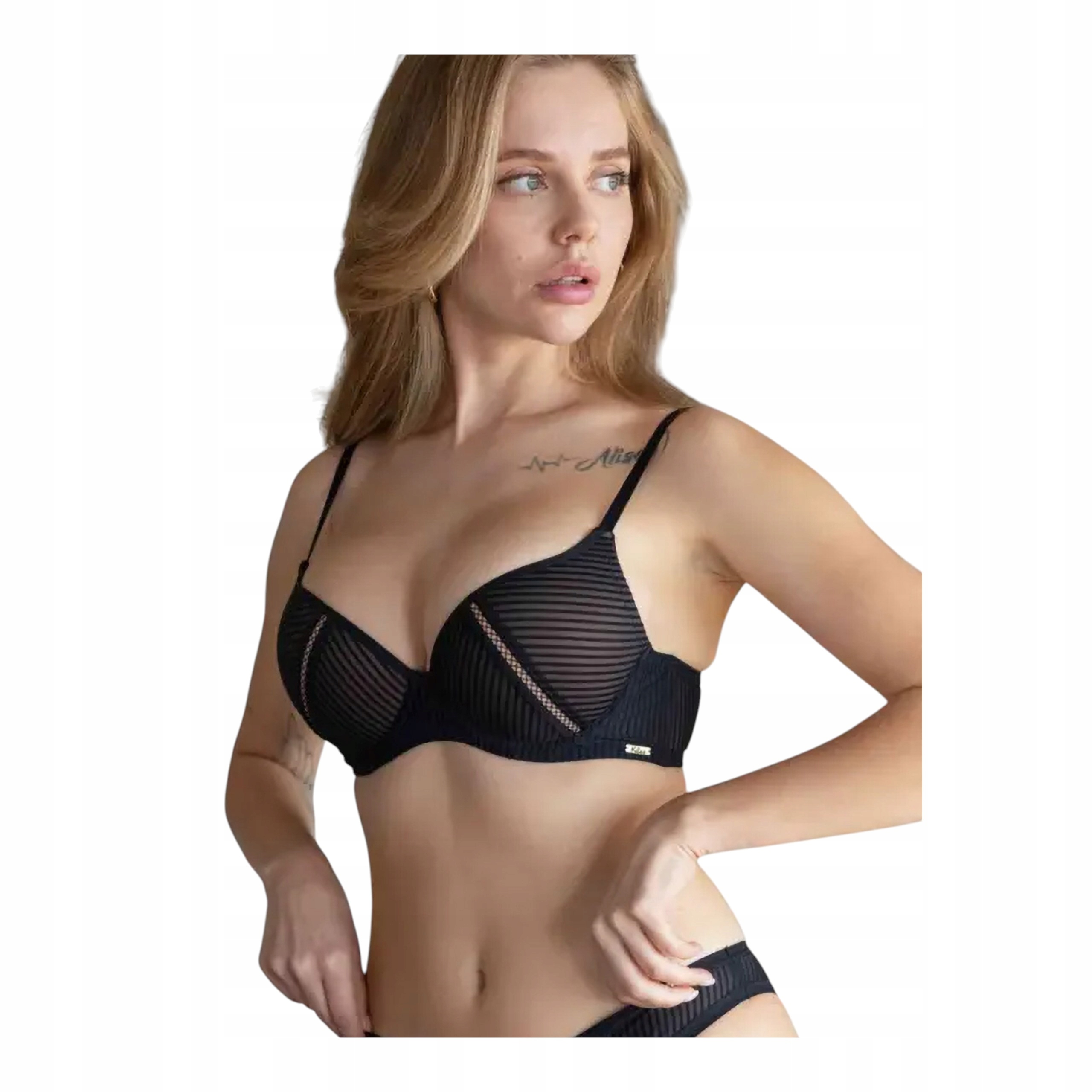 Push-up podprsenka s kosticemi, vyztužené pásky z mikrovlákna Kleo 70C