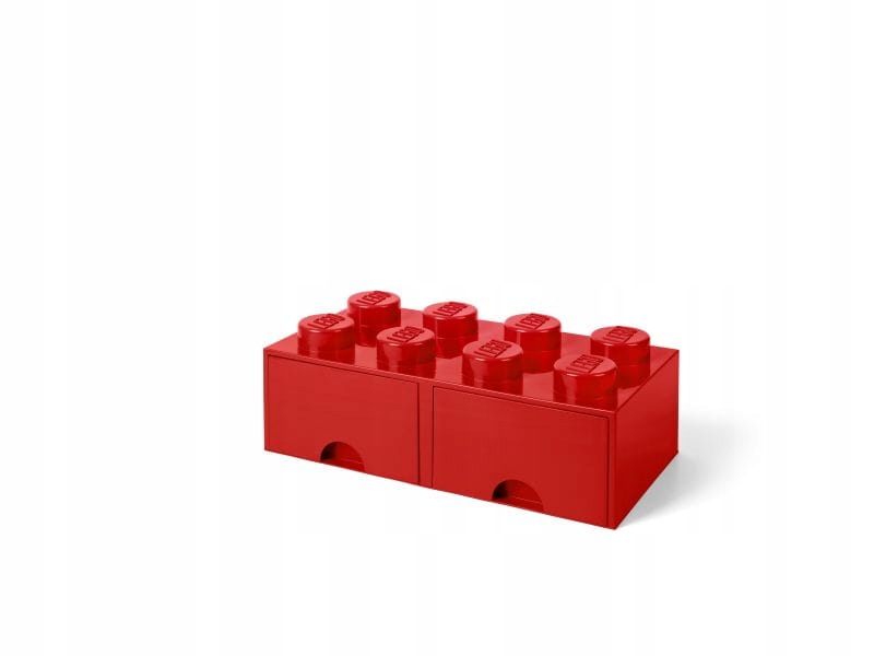 Lego 40061730 Zásobník na stavebnice se zásuvkami 4x2 červený