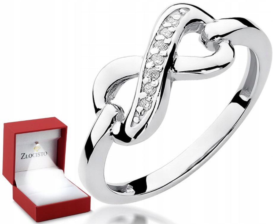 Prstýnek brilianty bílé zlato Gravírování Bonus 585