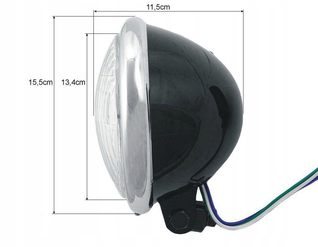 REFLEKTOR LIGHTBAR LAMPA PRZÓD 5,75 CALA CZARNA H4 Producent Motolp