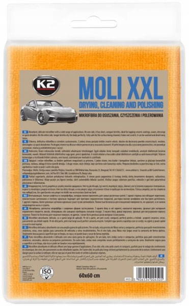 

K2 Moli XXL Mikrowłókno osuszające 60x60 pomarańcz