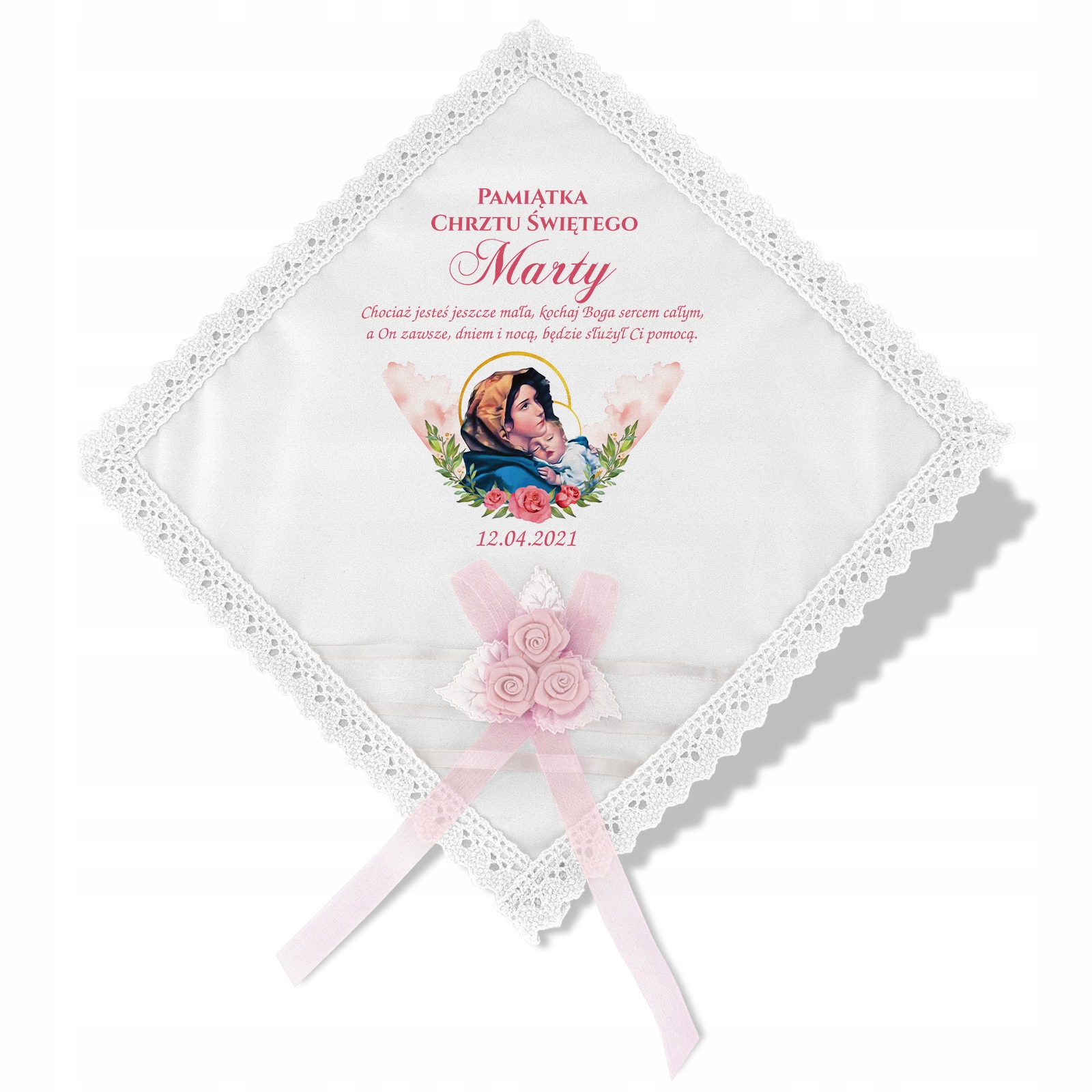Szatka i świeca do CHRZTU + NADRUK data imię EAN (GTIN) 5904181020312