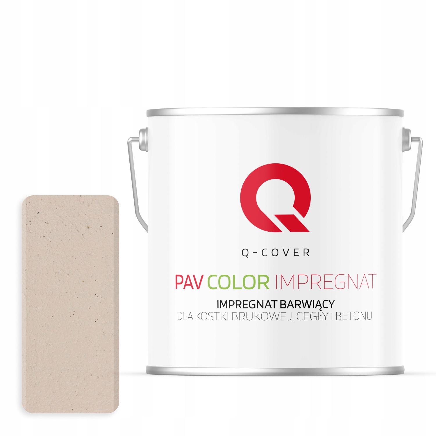 Barvící Impregnát Pro Dlažební Kostky Z Cihel Betonu, Barva Krémově Béžová 5 L