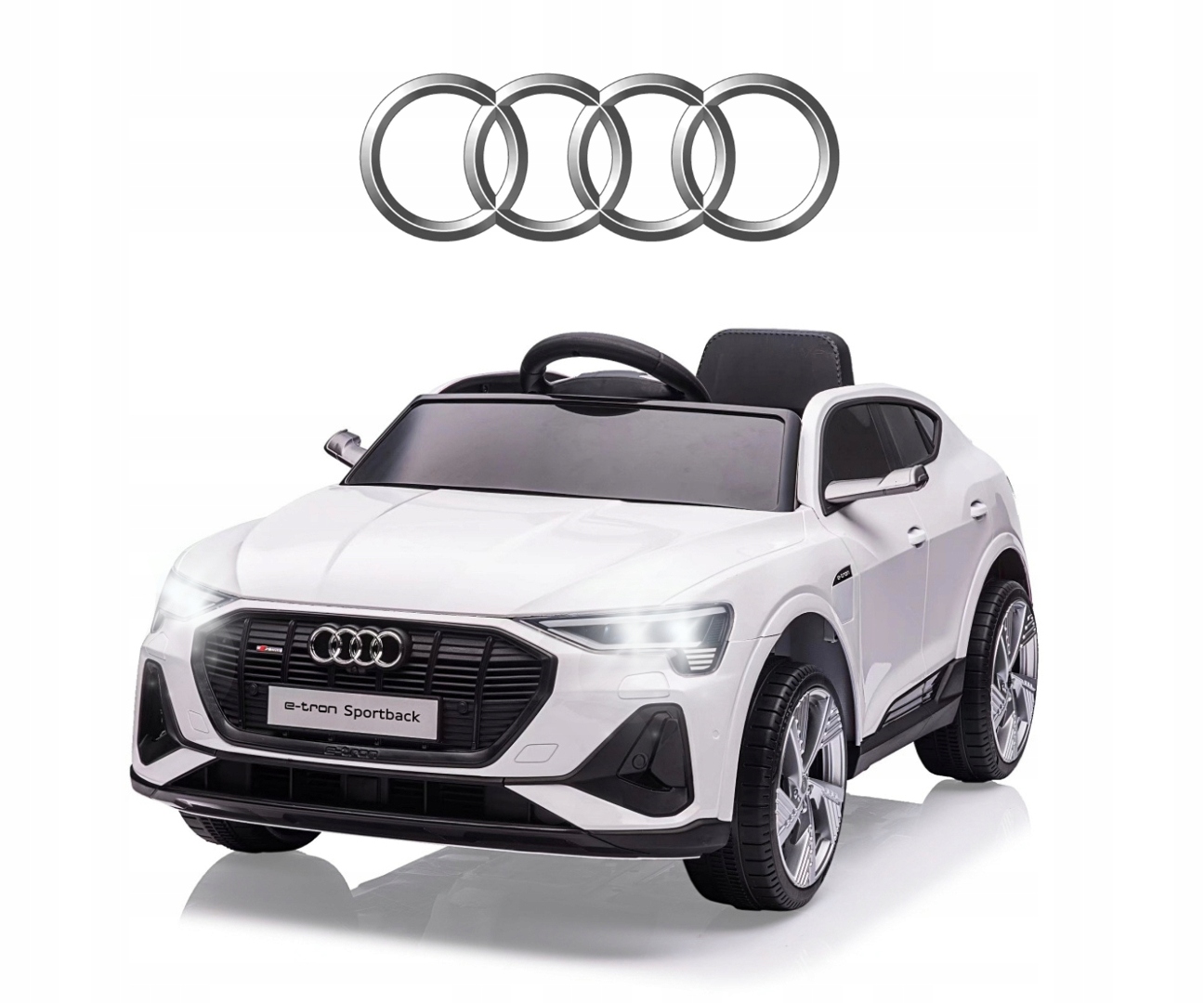 Autko elektryczne dla dzieci interaktywne z pilotem Audi E-Tron Milly Mally
