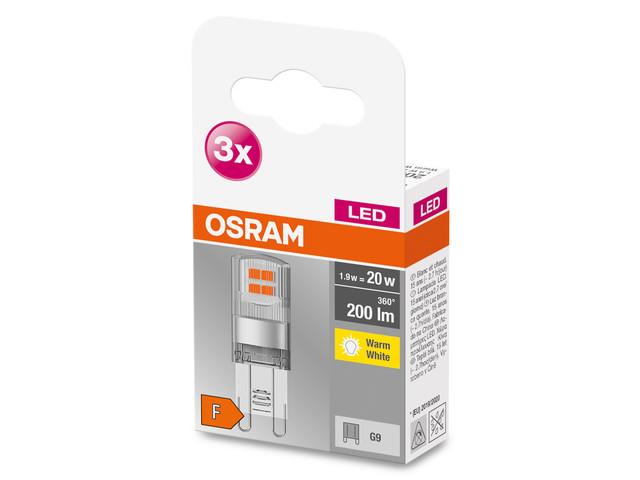 

Osram 3x żarówka Kapsułka Led G9 1,9W=20W 2700K
