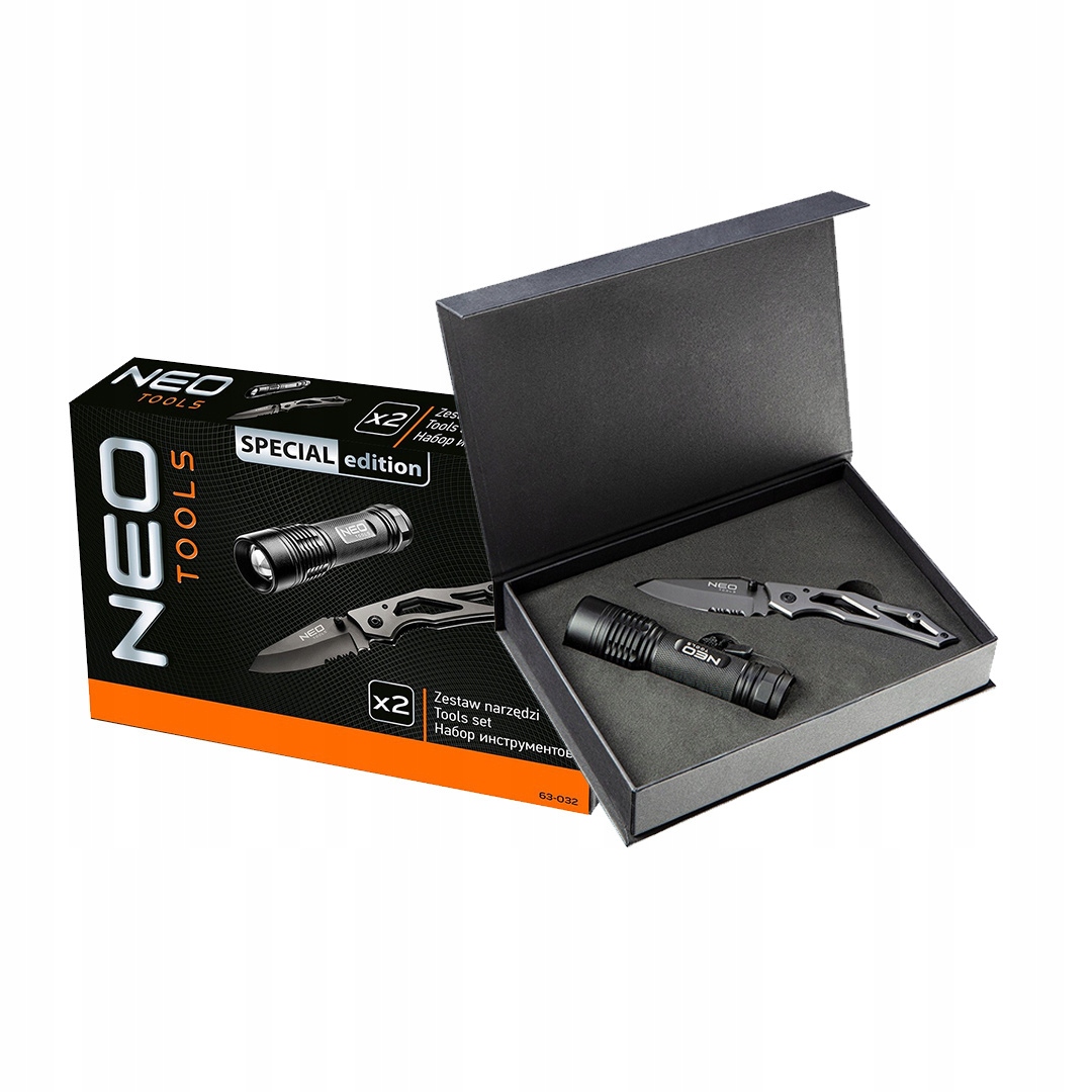 ZESTAW NARZĘDZIOWY NÓŻ Z DO MAJSTERKOWANIA LATARKĄ